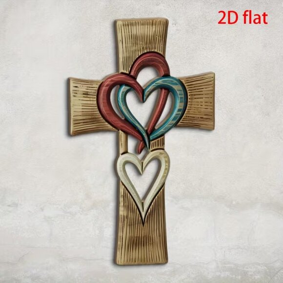 Hobby Lobby Other - Cross with 3 Hearts - New